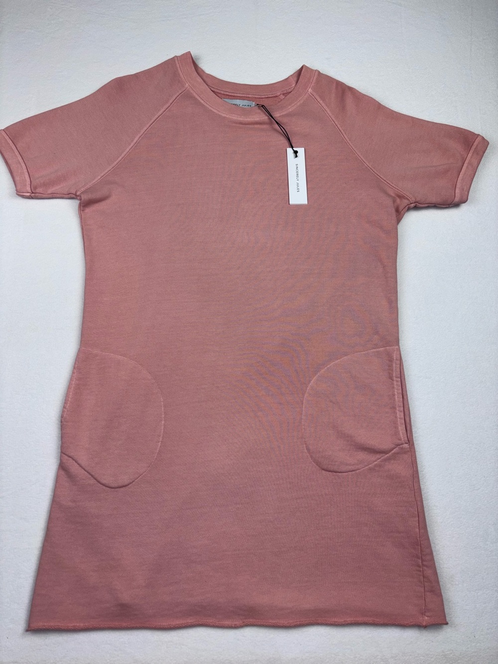 Sincerely Jules NWT Women’s Small Rose Above The Knee Sweatshirt Dress - Picture 2 of 16